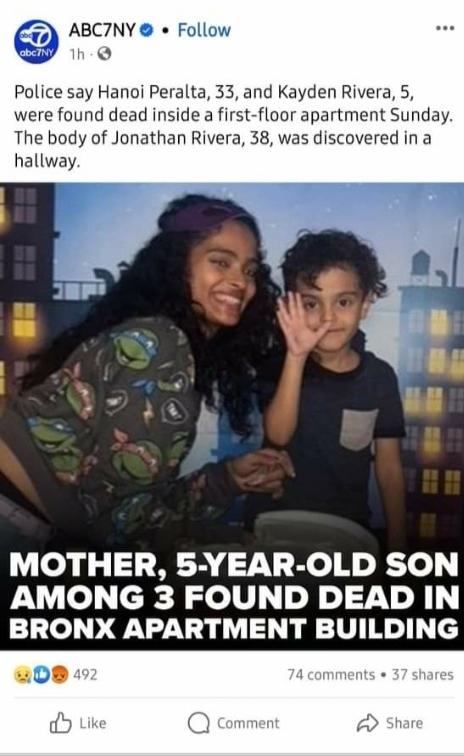 RTvrz's tweet photo. @RitchieTorres These lovely souls seem to have fallen victims of a mentally ill youth person in the NY 15th district.
There is something you can do to help their family that no money can buy, but your political status can. PLEASE help them, and they will forever be in your gratitude. #DNC #GOP https://t.co/QOLV9AZe3F