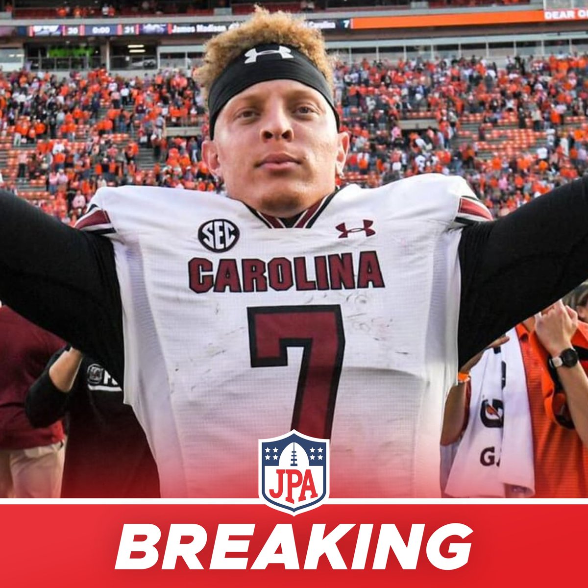 𝗕𝗥𝗘𝗔𝗞𝗜𝗡𝗚: South Carolina quarterback Spencer Rattler has declared for the 2024 #NFL Draft, he announced.