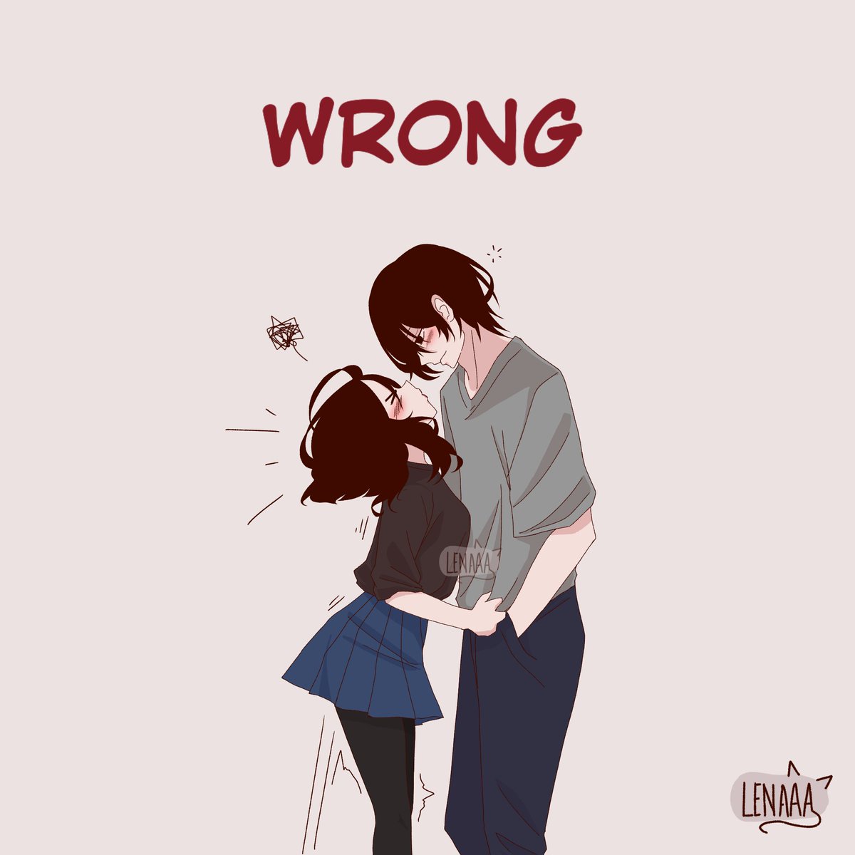 lenaleechi's tweet photo. how to properly kiss with a height difference! https://t.co/Fchy1vNLRR