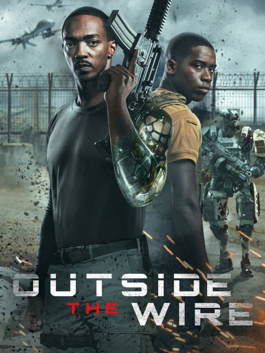 Movies_withO's tweet photo. Movie alert 🍿🎥!!! 
Outside the Wire (2021) - In the near future, a drone pilot sent into a war zone finds himself paired up with a top-secret android officer on a mission to stop a nuclear attack.
Specially recommended by me ✅✅✅ Action/Scifi
#OutsidetheWire #movie #netflix https://t.co/g1IA9kCuKX