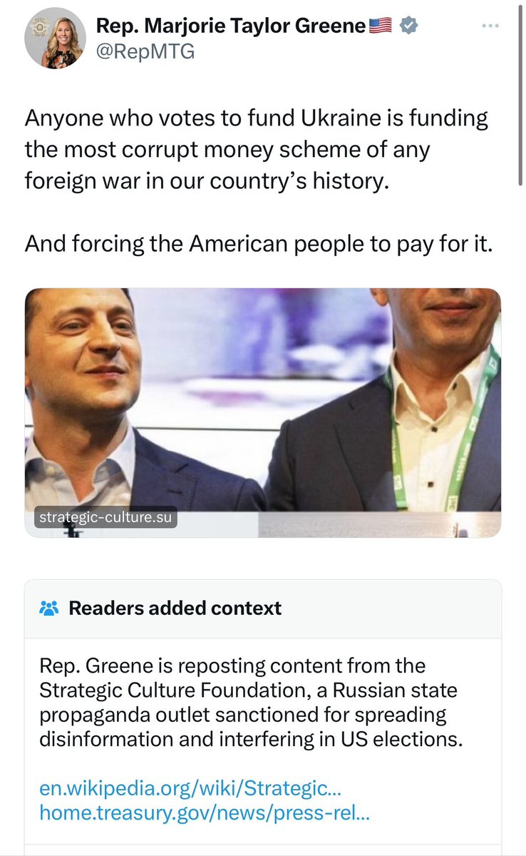 RpsAgainstTrump's tweet photo. Should MTG register as a foreign agent for Russia? https://t.co/lw16eFtelT