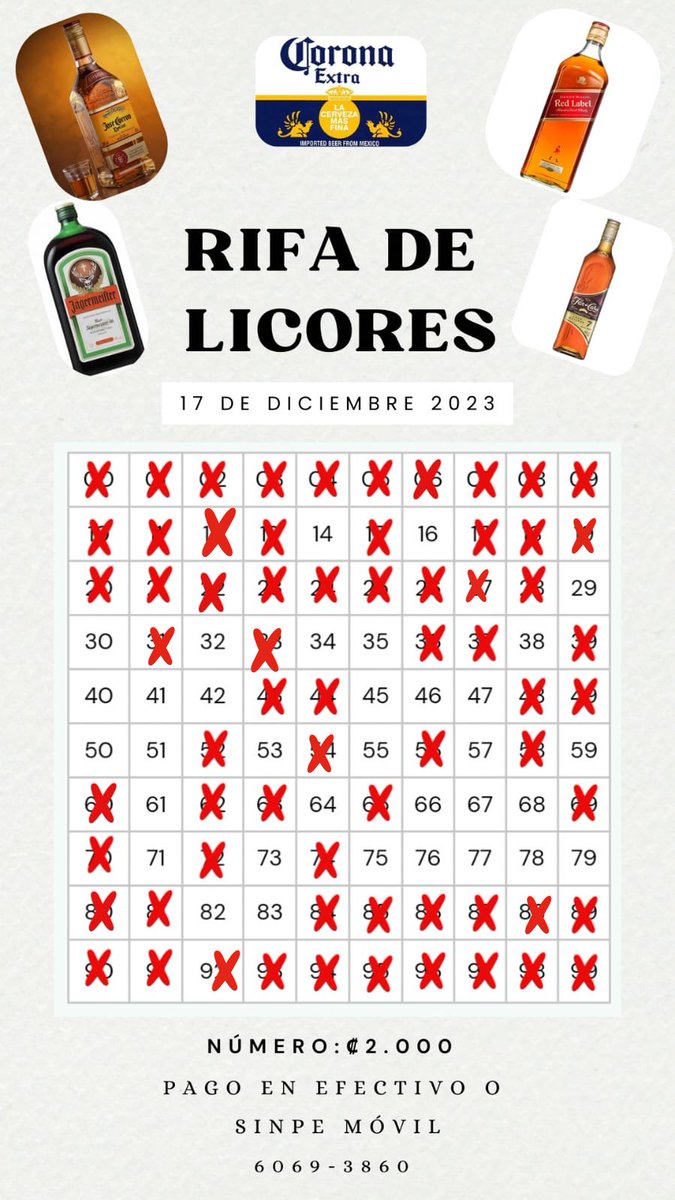 PabloLaraIT's tweet photo. Aún me quedan numeritos disponibles, por si gustan colaborar! 🙌🏻🤞🏻 https://t.co/a9rks3N9c6