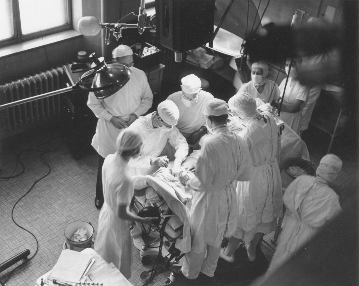 On this day in 1944, Dr. Alfred Blalock, Dr. Helen Taussig, and surgical technician Vivien Thomas performed the first-ever surgery to treat the #CHD, Tetralogy of Fallot (TOF). The surgery became known as the BTT shunt, honoring the medical staff.