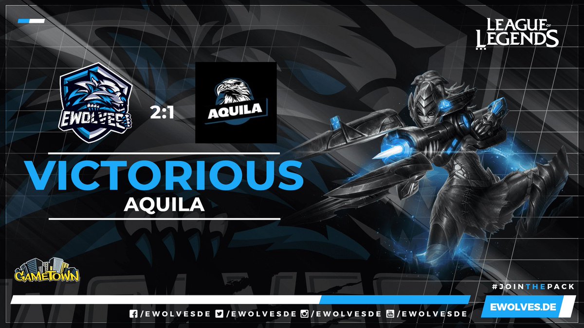 [#LeagueOfLegends]

WE DID IT! 
Wir gewinnen im Tiebreaker mit 2:1!
Natürlich wünschen wir <a href="/OOE_Aquila/">Aquila</a> viel Erfolg in den Playoffs.