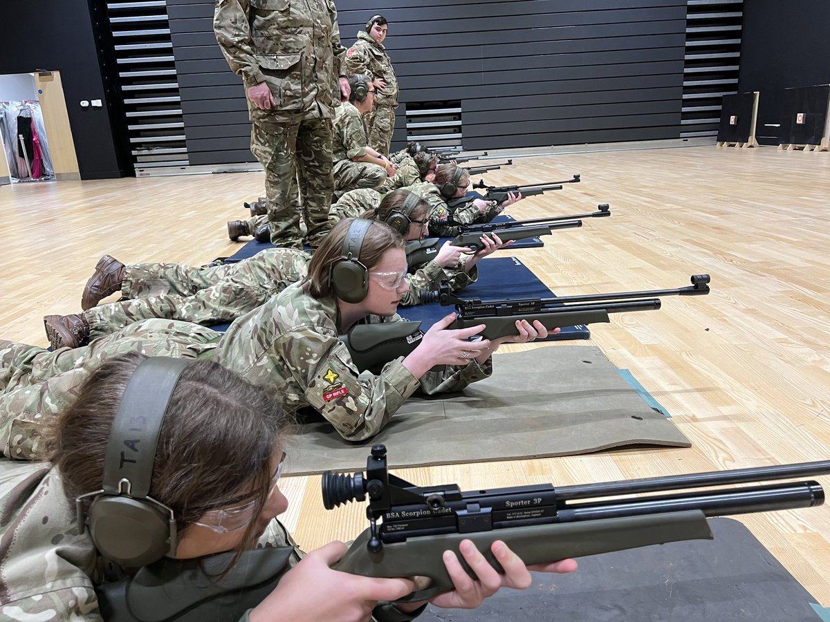 CcfTorquay's tweet photo. 🎉 Congratulations to all the sharpshooters who showcased their skills in the Principles Cup Air Rifle Shooting competition! 🏆 Your precision and dedication are truly commendable. Well done! 👏 #PrinciplesCup #AirRifle #ShootingComp #RAFandArmyShootingComp https://t.co/9rrOzUdRv3