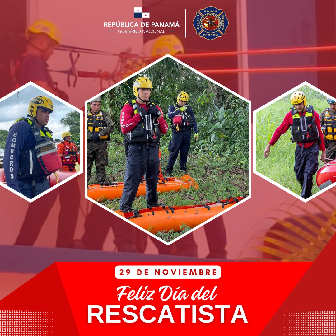 El BCBRP felicita a los rescatistas panameños, quienes ponen en riesgo su vida para auxiliar a quien lo necesite. Reconocemos y ponderamos sus valores, que son ejemplo e inspiración. ¡Felicidades!