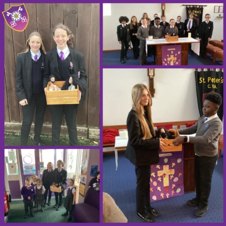 StPetersCC's tweet image. Yesterday we had Mary and Joseph visit as it was our turn to host the posada that is travelling around the schools before Christmas #OneFaith #OneFamily