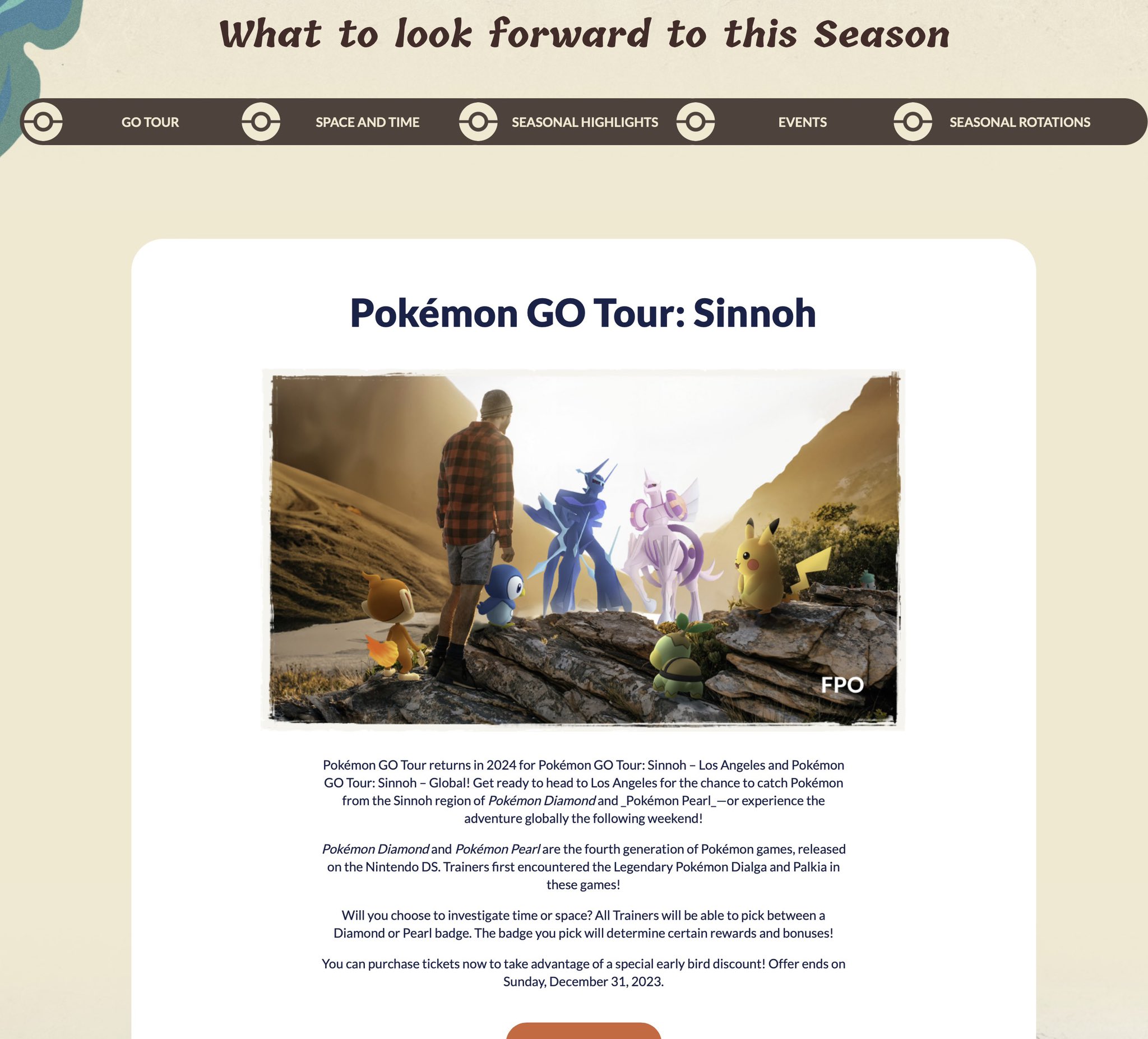 Pokémon GO Tour: Sinnoh – Los Angeles