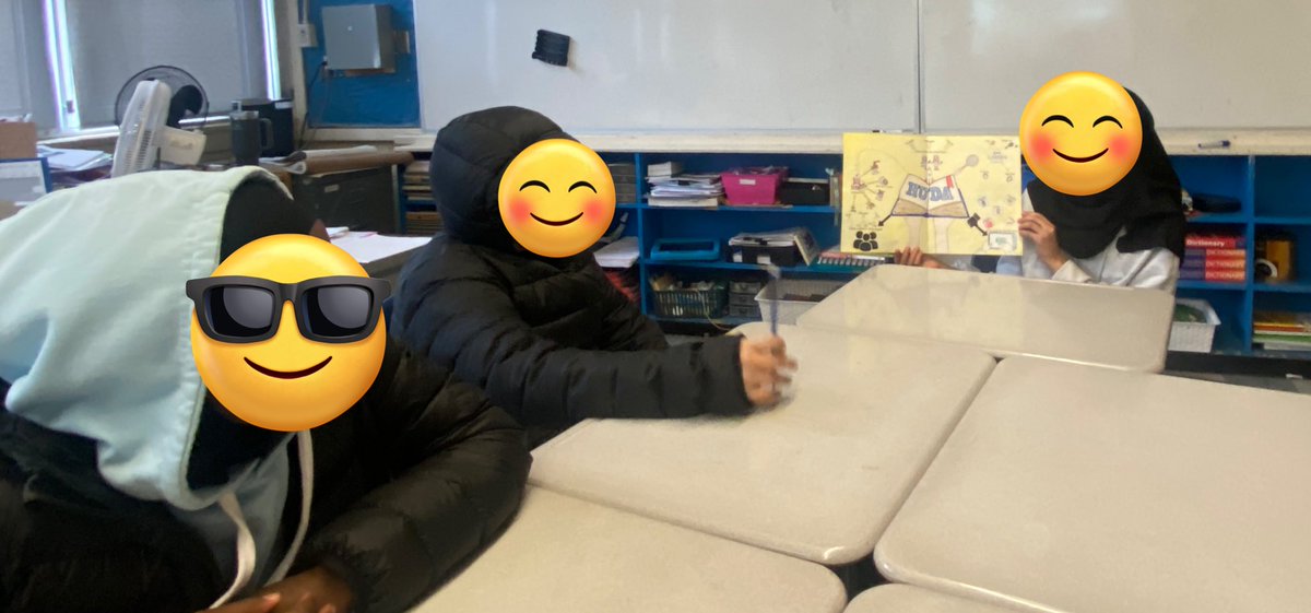 7F presenting their Identity Maps in small discussion groups where their peers ask questions about their work to show their understanding. We all learned a lot about our classmates! <a href="/TDSB_French/">French in the TDSB</a> <a href="/queenA_ms/">Queen A</a>