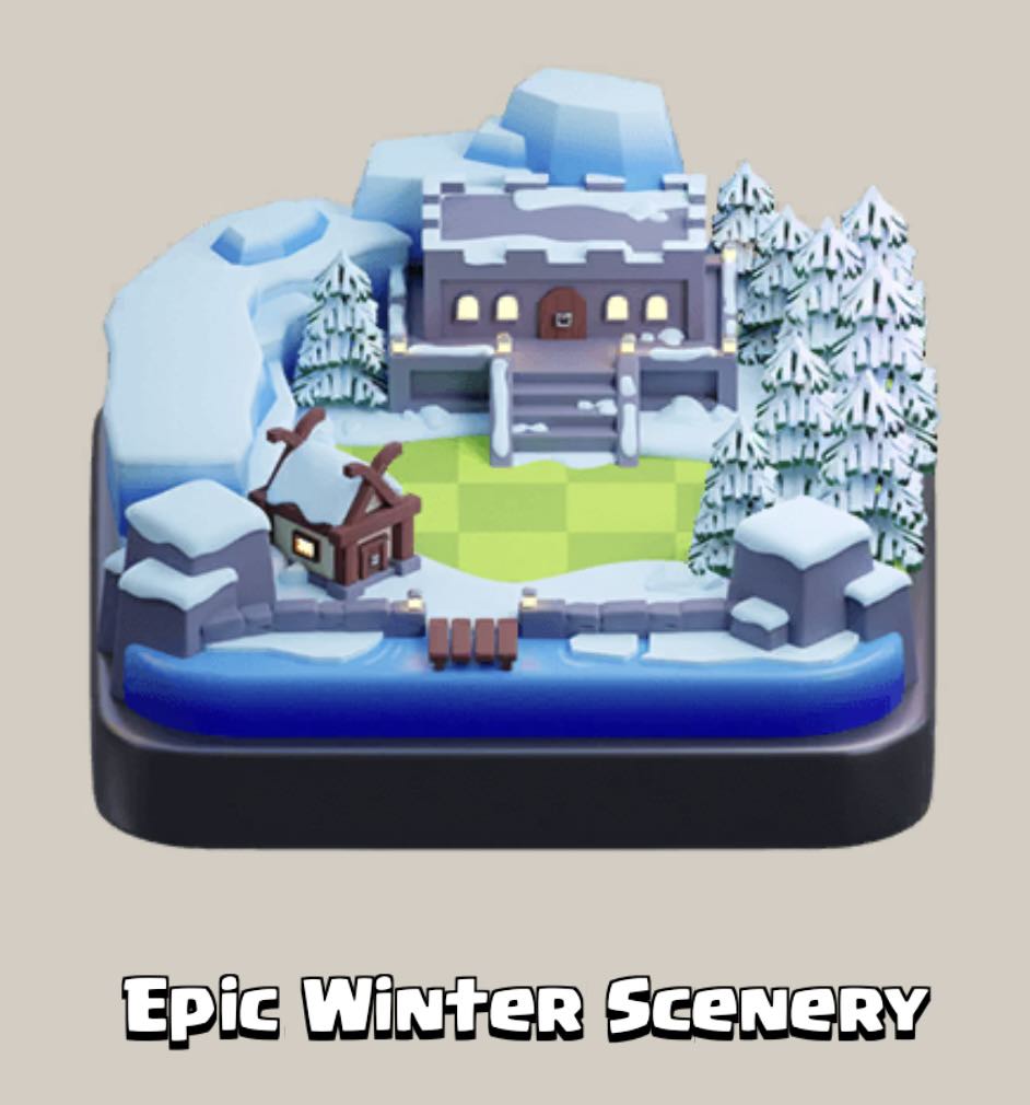 To celebrate the #ClashForNature event I'm doing a Epic Winter Scenery GIVEAWAY! I'll send you a code which you can redeem in-game, 1 x Winner! #GiftedBySupercell     

To enter the GIVEAWAY:        
🔃 Retweet this post and Follow Me!      

1 x Winner drawn on 03/12/2023.