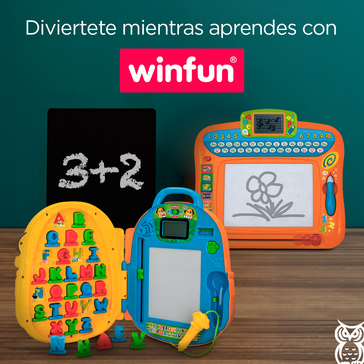 solosanborns's tweet photo. Deja que tus pequeños se diviertan mientras aprenden con ayuda de la línea de juguetes #Winfun. 🔤🔢 https://t.co/PRfZy108iF https://t.co/zNbqmSodte