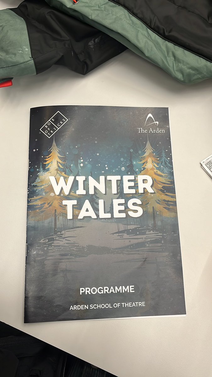 very excited to be seeing Winter Tales from <a href="/ArdenSchool/">The Arden</a> and <a href="/bottc/">Box of Tricks</a> tonight ❄️ (particularly to see <a href="/MarcellaRick/">Marcy Rick ✿</a>’s interpretation of elves unionising 🧝🏻)