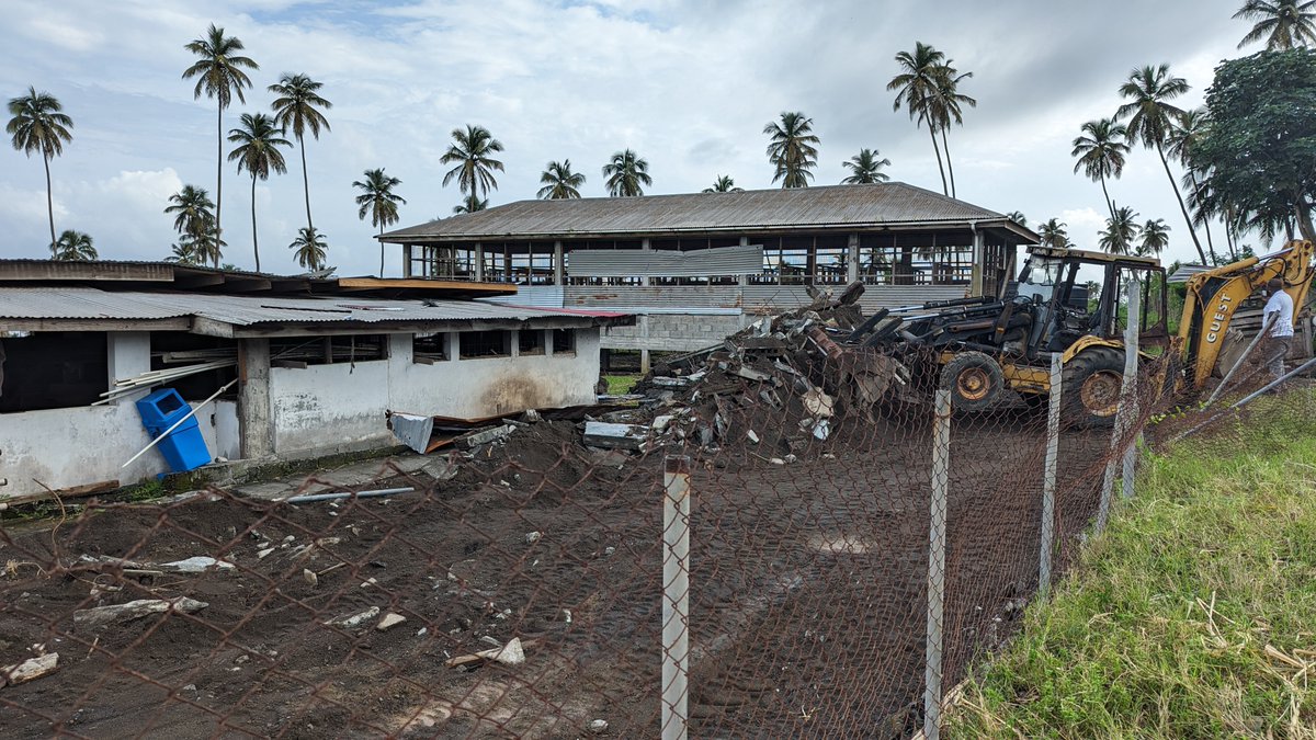 veepSVG's tweet photo. The Rabacca Livestock Breeding and Multiplication Centre is receiving an upgrade - financed through the World Bank funded Volcanic Eruption Emergency Project! https://t.co/U50fAD1zvB