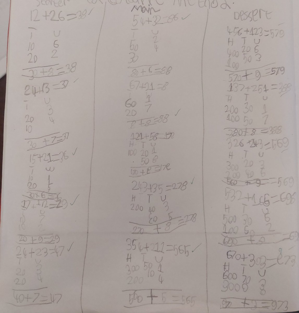 mr_usw's tweet photo. In y3 we have spent the last 2 lessons learning the expanded column method, beyond proud with the progression they have all made in such a short time! https://t.co/0VOR6MImDy