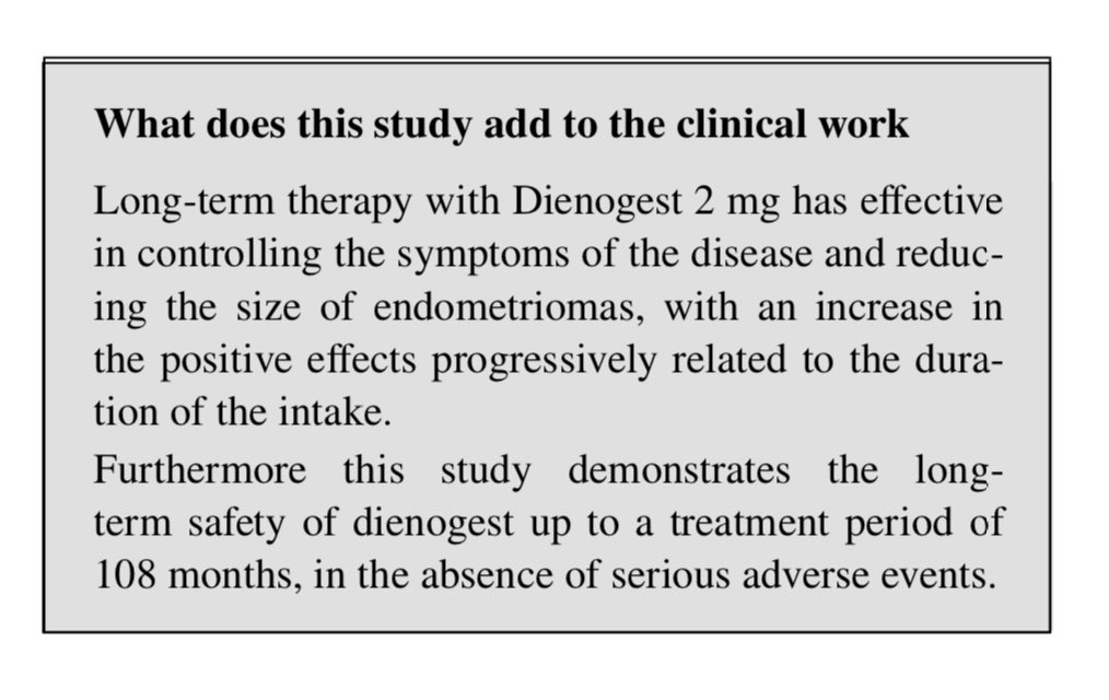 ArchGynObs's tweet photo. Evaluation of long-term efficacy and safety of dienogest in patients with chronic cyclic pelvic pain associated with endometriosis #pelvicpain #endometriosis #dienogest @ClinMedJournals https://t.co/rszmoEWr7D https://t.co/4K5ifhGJMV