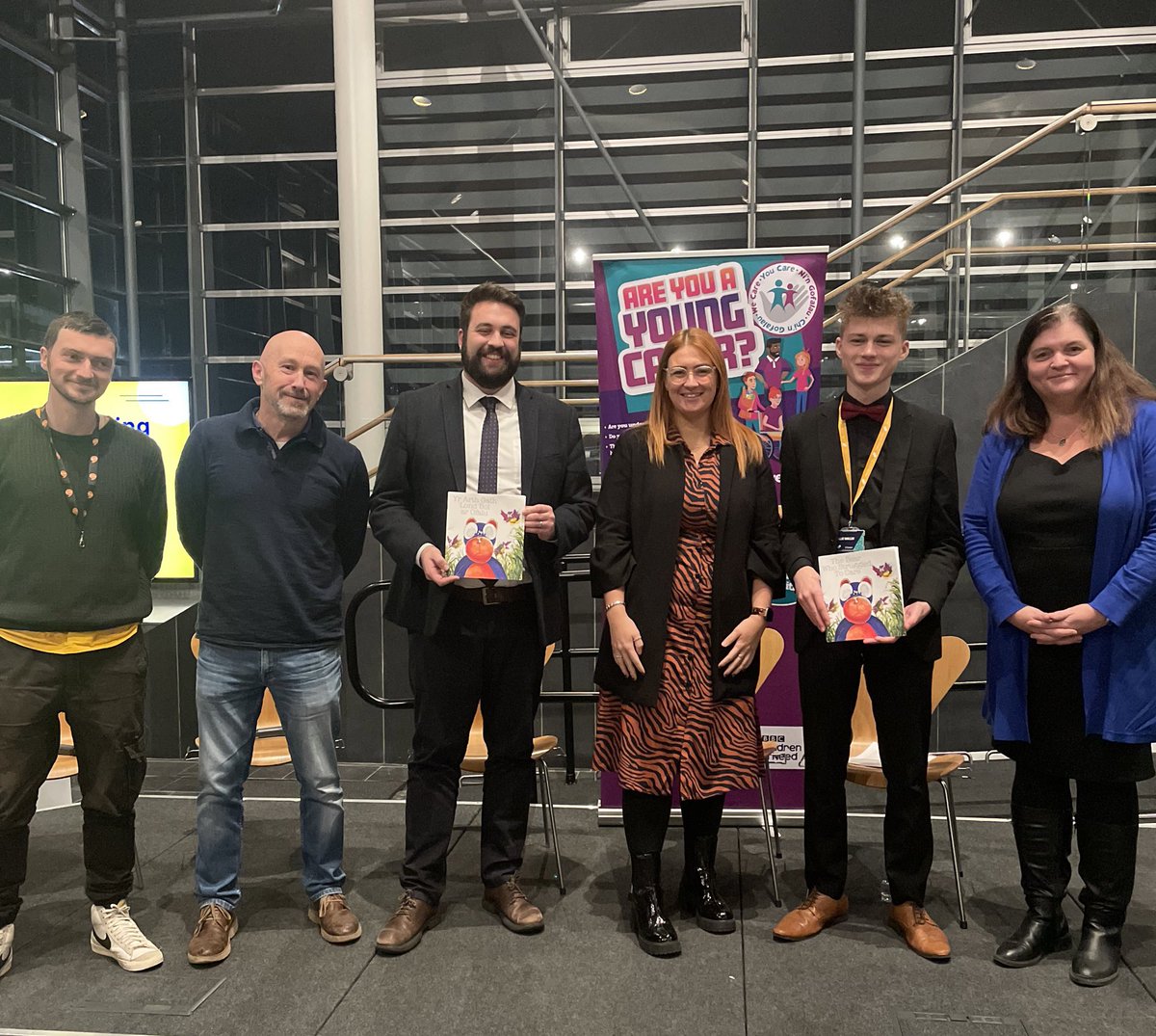 Luke Fletcher AS/MS (@fletcherplaid) on Twitter photo Fantastic and important evening at the re-launch of ‘The Bear Who Struggled to Care’.
It’s a book written by young carers, for young carers, about their vital role in society.
Huge thanks to <a href="/BridgendCarers/">Bridgend Carers</a>, @olliemallinwypm and <a href="/MikeChurchpetra/">Mike Church</a> for a great evening. Fantastic and important evening at the re-launch of ‘The Bear Who Struggled to Care’.
It’s a book written by young carers, for young carers, about their vital role in society.
Huge thanks to <a href="/BridgendCarers/">Bridgend Carers</a>, @olliemallinwypm and <a href="/MikeChurchpetra/">Mike Church</a> for a great evening.