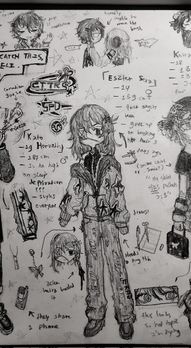 HYSTERIA_M_GIRL's tweet photo. [SC!] 🐻‍❄️🪿🦋🐈‍⬛🐙

The gang's all here.

#art #artwork #oc #ocart #stringcutters #stringcuttersart #traditionalart #illustration #drawing https://t.co/SJU9GwnCk5