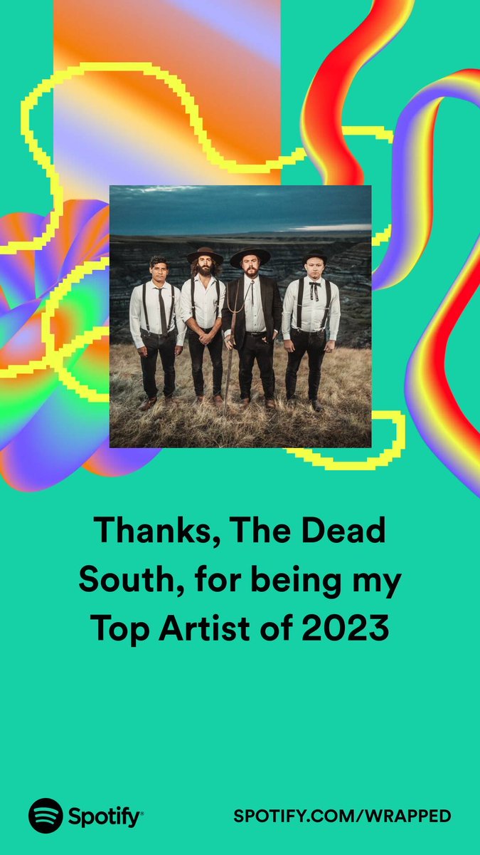 karlclynes's tweet photo. Giving thanks to The Dead South for all the music. This year I couldn’t stop listening to Honey You. #SpotifyWrapped   https://t.co/2UbfHgg9T9 https://t.co/dwhUjIBMYD