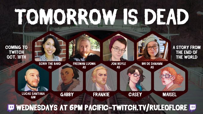 RuleOfLore's tweet photo. 🧟Tomorrow is Dead season 2 🧟 continues tonight 6pm pacific!

catch Ep 6  tonight and see what our survivors get up to!? https://t.co/vtSvVvdUCw