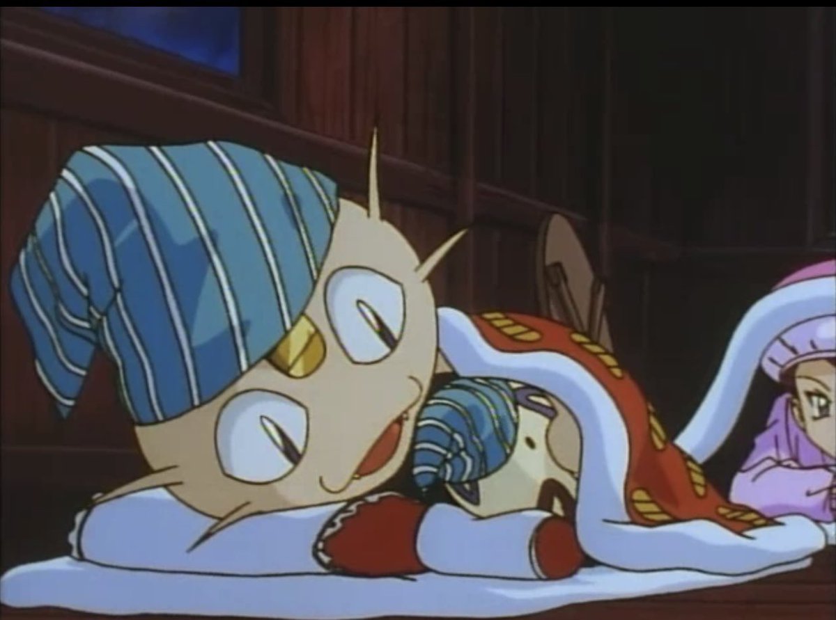 PkmnShitpost's tweet photo. meowth taking care of the togepi egg https://t.co/GUfZsKsHBG
