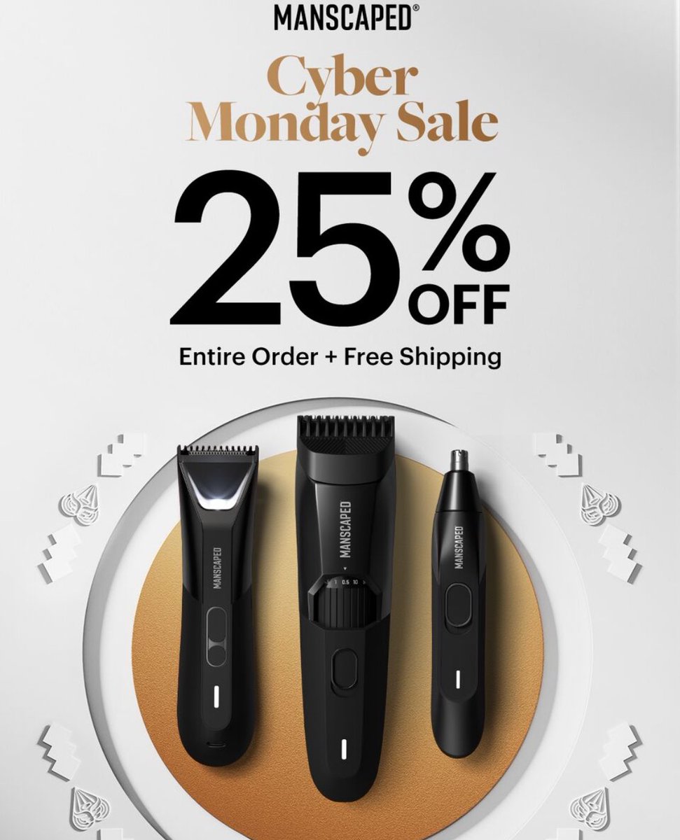 Our friends at Manscaped are hookin yall up big time! Hurry though cause the sale ends tonight!