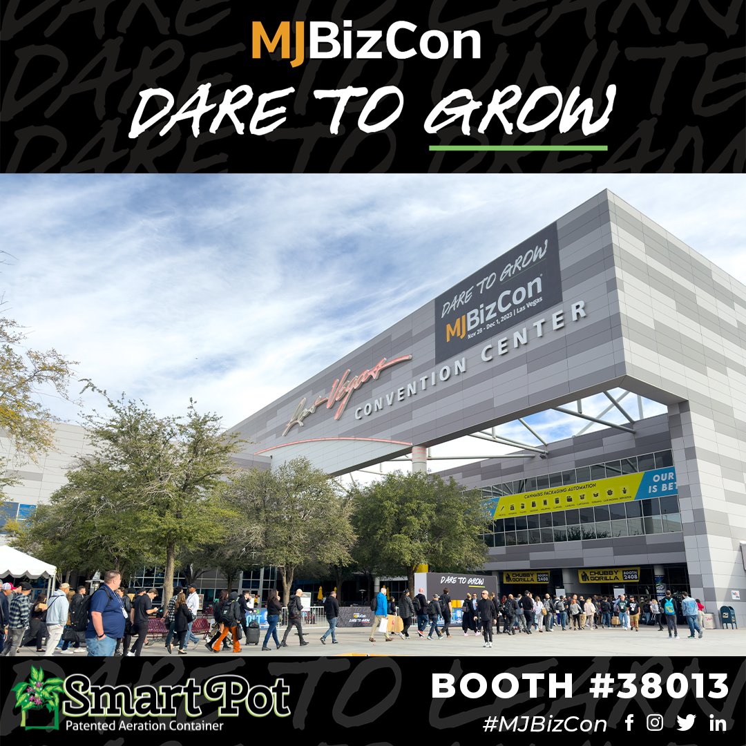 SmartPots's tweet image. MJBizCon is here! Elevate your grow with Smart Pot at Booth #38013. Exclusive deals, expert insights, and a Raffle Giveaway! @MJBizDaily

#smartpot #MJBizCon #growers #mjbiz #lasvegas