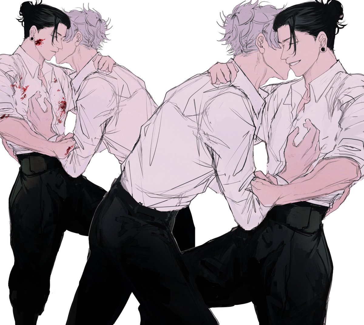 ogata69's tweet image. two different versions

#夏五 #satosugu