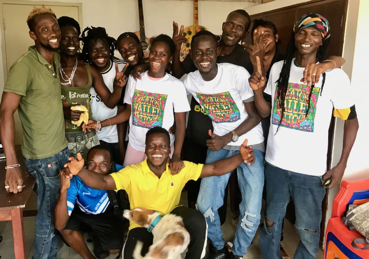 WAYout (@wayoutarts) on Twitter photo State of emergency in Freetown right now but WAYout stays open thanks to support <a href="/frankturner/">Frank Turner</a> <a href="/joestrummerfund/">The Joe Strummer Fund</a> @seatonvalleytattoos <a href="/lnadj_charity/">Last Night A DJ Saved My Life</a> State of emergency in Freetown right now but WAYout stays open thanks to support <a href="/frankturner/">Frank Turner</a> <a href="/joestrummerfund/">The Joe Strummer Fund</a> @seatonvalleytattoos <a href="/lnadj_charity/">Last Night A DJ Saved My Life</a>
