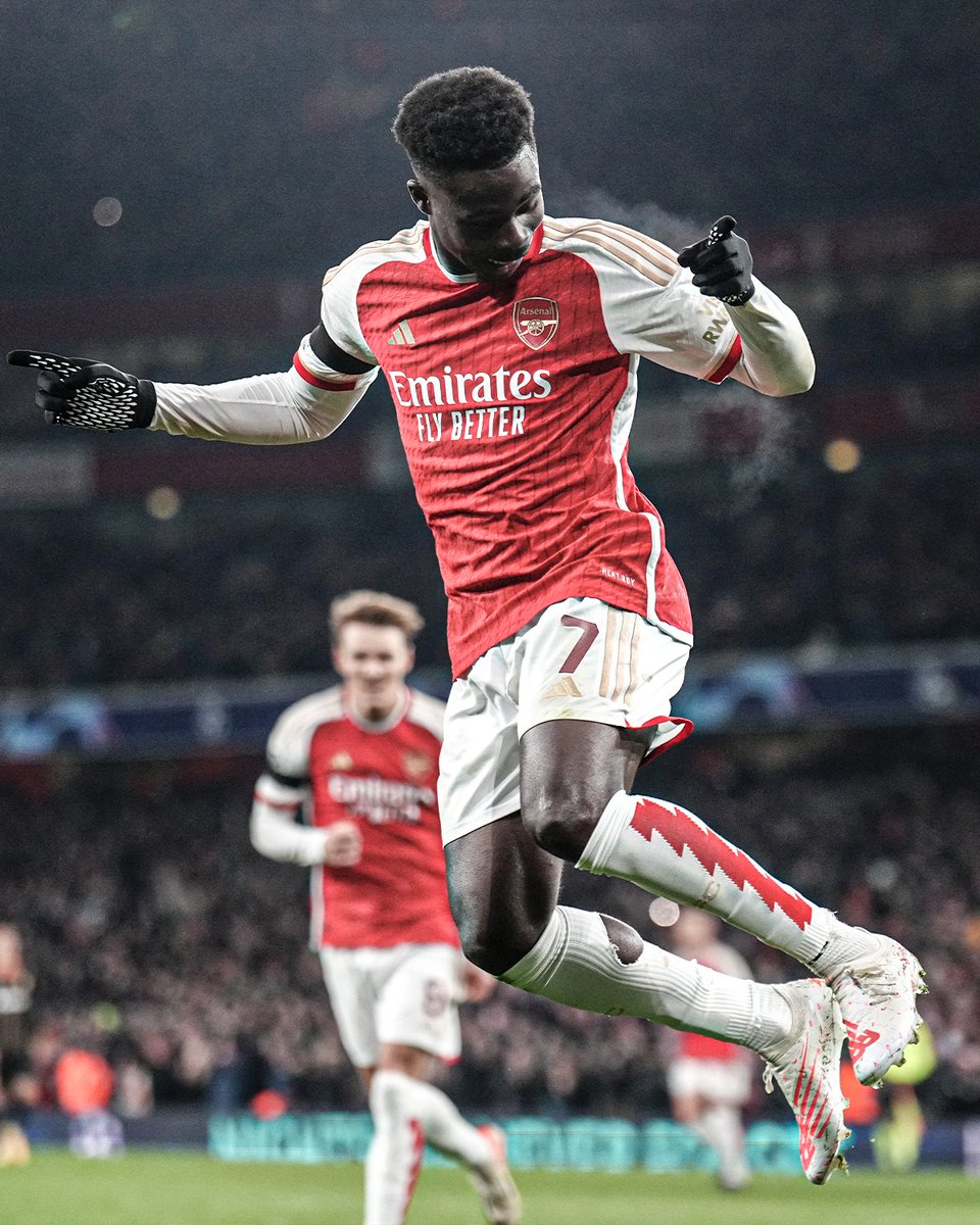 Bukayo Saka already has 7 goal contributions in just 5 games, more than anyone else in the Champions League this season.

A reminder that this is the first time he’s competed in the competition 🔥🌶️