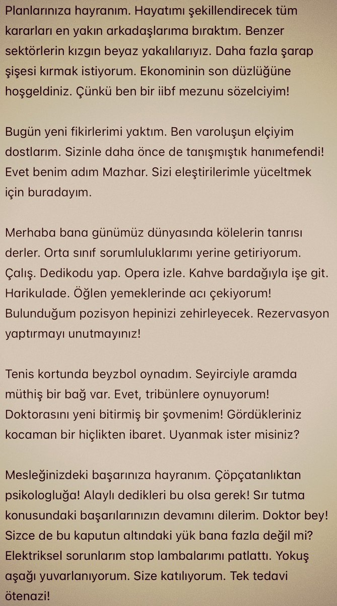Absürd mizah şöleni;
Arma branda 23.40

Fon : youtu.be/JAXS4PPGnOo?si…