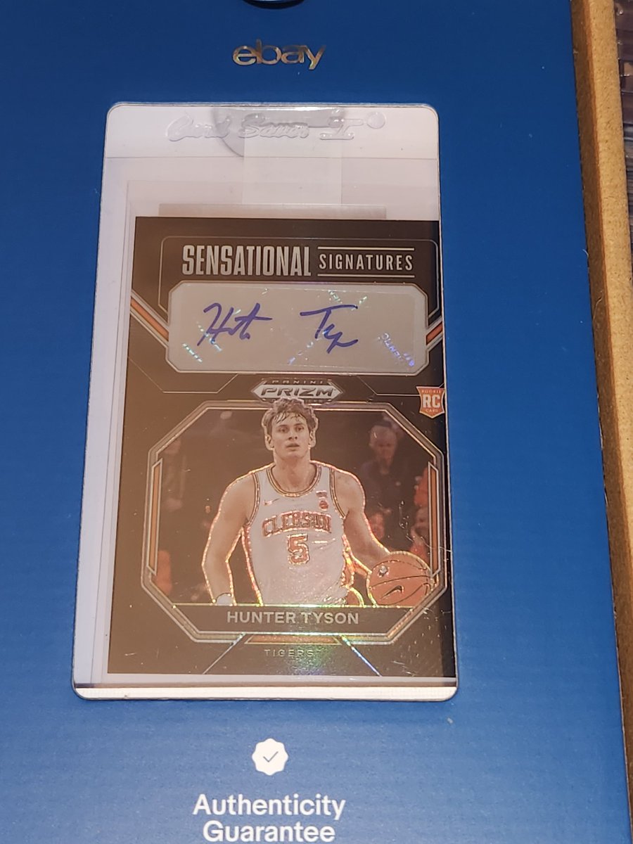 Scott Trull (@trottscull) on Twitter photo When your one of one, <a href="/h_tyson5/">Hunter Tyson</a> Prizm Black Nebula arrives from eBay authenticity. #whodoyoucollect #prizm When your one of one, <a href="/h_tyson5/">Hunter Tyson</a> Prizm Black Nebula arrives from eBay authenticity. #whodoyoucollect #prizm