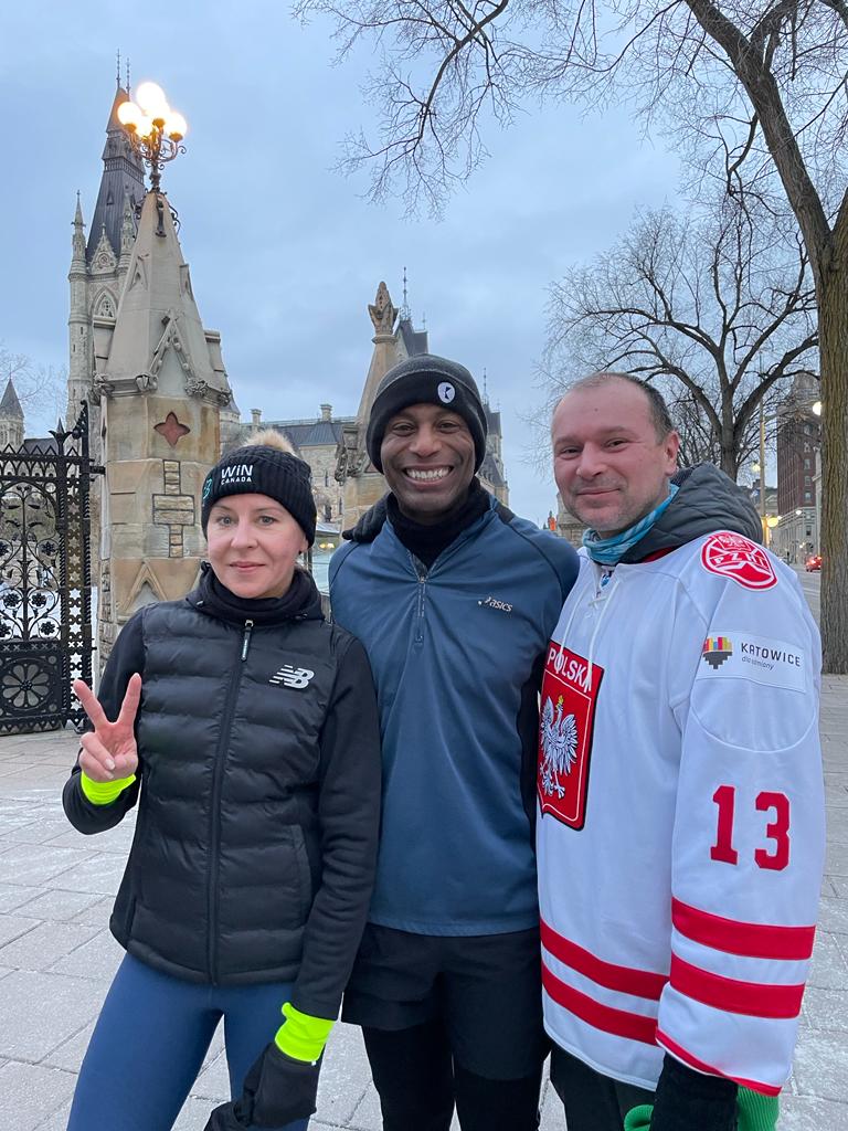 WitoldDzielski's tweet photo. Got so engaged in conversation with 🇨🇦 House @OurCommons Speaker @GregFergus, MPs, Staffers & fellow Ambassadors that forgot to start/stop my #StravaApp appropriately. O dear! 😁

#SportDiplomacy at its best!

Many thx to #RunningDiplomatsOttawa for this initiative, in particular to our Club's Presidents @skusev
& @M_Pajewska! 

#RunningDiplomatsOttawa, established by #Poland & #Lithuania Embassies has been facilitating diplomatic engagements with a healthy twist for nearly 2 years.