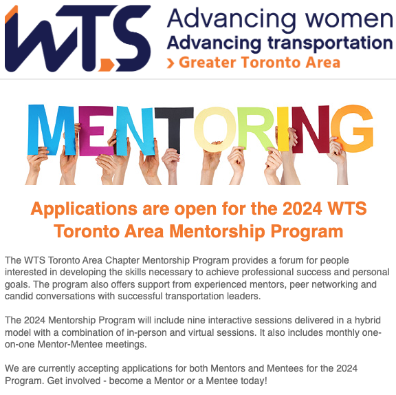 WTS_Toronto's tweet photo. Countdown ... Applications will be accepted until
Friday, December 1, 2023. https://t.co/xuwHSoEGwl