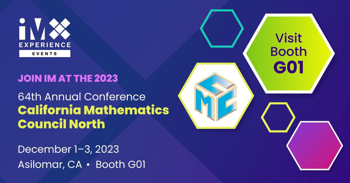 IllustrateMath's tweet photo. Excitement is building as we gear up for California Mathematics Council North in Asilomar, CA, from Dec 1-3! 🌊 Visit our booth at G01 for engaging conversations and insights. 

Don't miss out – FOLLOW US for live updates on all things math! 🚀📚 

#IMxEvents #LearnWithIM #CMCN https://t.co/5Jjd8G1pPO