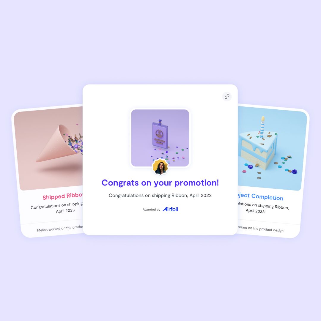 Feature Highlight - Ribbon Awards🎖
Do you want to showcase your achievements and skills in a fun and engaging way? Introducing Ribbon Awards, the digital badges that represent your professional success and credibility🥂

#ProfessionalSkills #CareerGrowth #ResumeTips