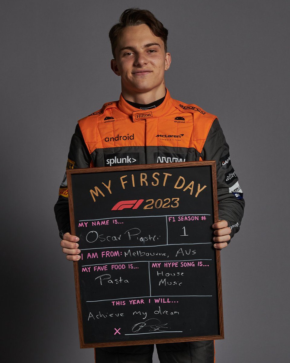 44hney's tweet photo. Oscar wanted to achieve his dream, and he made a tremendous job this season. He got podiums being a rookie, and even won a Sprint race. What a driver! https://t.co/9DjBiEs7Kk