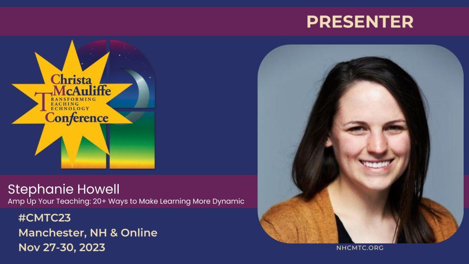 📚 Excited to share insights at #CMTC23 ! 🚀 Join me on 11/30/23 in the virtual realm at 1:00 pm. Let's explore 20+ ways to make learning more dynamic! 🌐 @nhcmtc buff.ly/3G04qkS