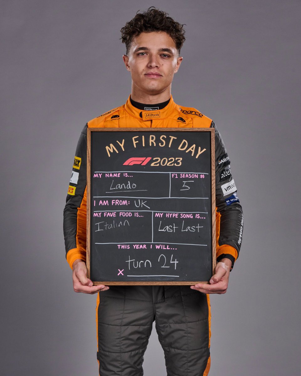 44hney's tweet photo. Lando wanted to turn 24, and of course he did! He also had the best year in his career, in which he had several podiums and scored 205 points in total! https://t.co/I9rqu3kFXJ
