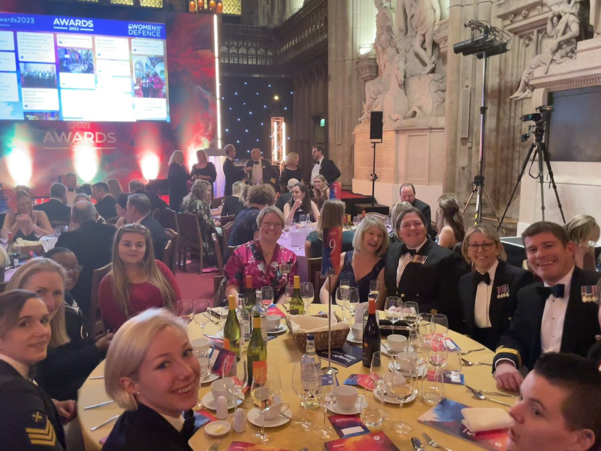 @navy_women are at #WiDAwards2023 table 9 - celebrating the finalists for the Resolute Spirit award sponsored by @RoyalNavy and brills having the RN Gender Advocate @fightingsailor hosting the table 🎉🥳🥂⚓️
@RAdmJudeTerry @MartinJConnell