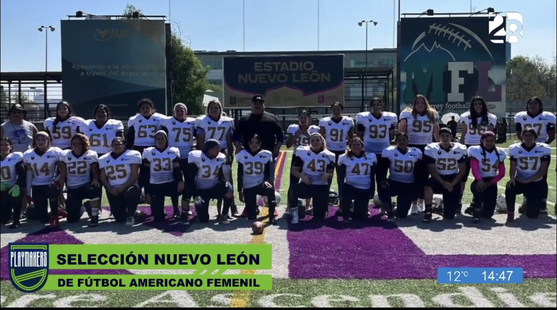 TvPlaymakers's tweet photo. 🔴𝗣𝐥𝐚𝘆𝐦𝐚𝐤𝐞𝐫𝐬 

🏈| #AFANL platicamos con parte de la Selección Nuevo León de Fútbol Americano..

HC Javier Balandrán
🏈Tania Silerio 
🏈Samantha Treviño 

📺Canal 28 
🔗https://t.co/ULnGXm4Shc… https://t.co/3IKzmL0zYS