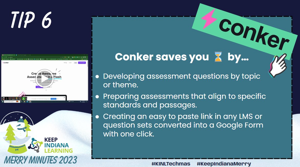 KeepINLearning's tweet photo. Formative assessments take a lot of time to create. Quickly make a draft assessment to check for understanding of a variety of topics. Questions can be edited &amp; turned into a Google Form easily. Clickable PDF - https://t.co/eCrjnBtWwq  #KINLTechmas #KeepIndianaMerry https://t.co/TlvbegvIv3