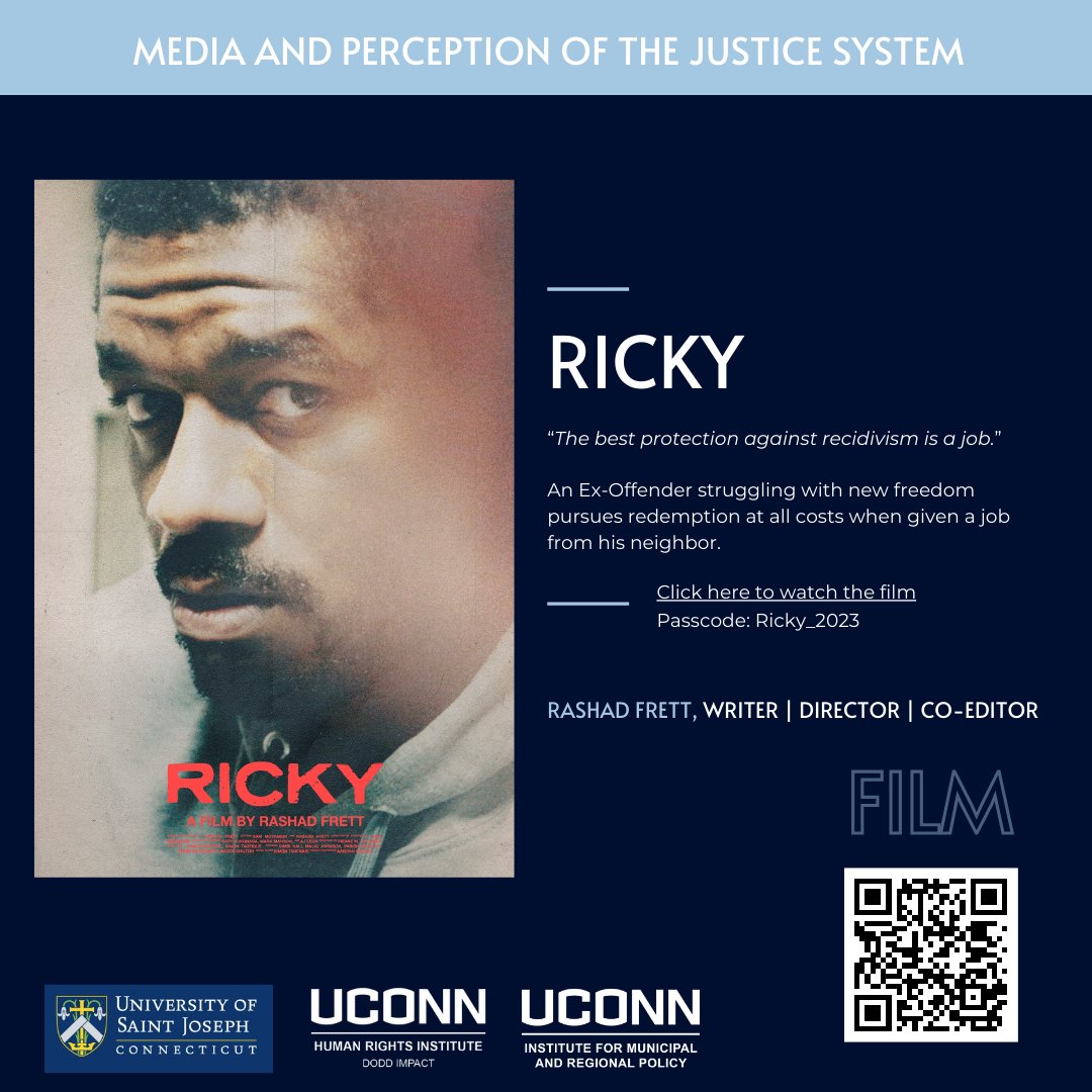 IMRP's tweet photo. “The best protection against recidivism is a job.”📽️@DirectaShad_860 will discuss his film RICKY, which had its world premiere at the 2023 Sundance Film Festival! 
Don't miss out: https://t.co/Wo2fRPTo8R https://t.co/V9kVxoqhg6