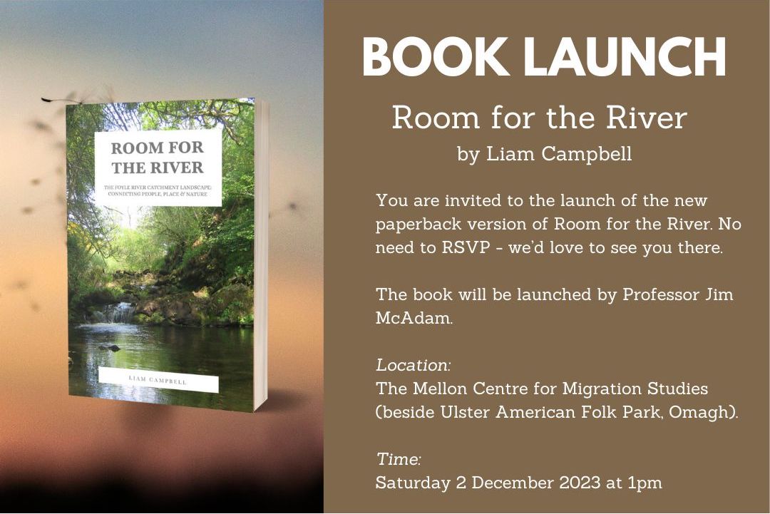 Everyone is welcome to join us at <a href="/MellonMigration/">Mellon Centre for Migration Studies Liam Campbell</a> this Saturday for the launch of the paperback version of Liam Campbell's excellent Room for the River. We're really looking forward to this one