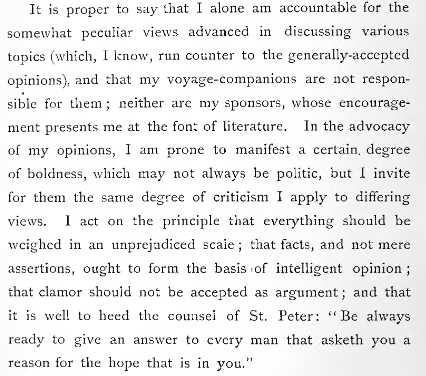 onehit42's tweet image. In the advocacy of my opinions, I am prone to manifest a certain, degree of boldness, which may not always be politic, but I invite the same degree of criticism I apply to differing views.
I act on the principle that everything should be weighed in an unprejudiced scale ; that…