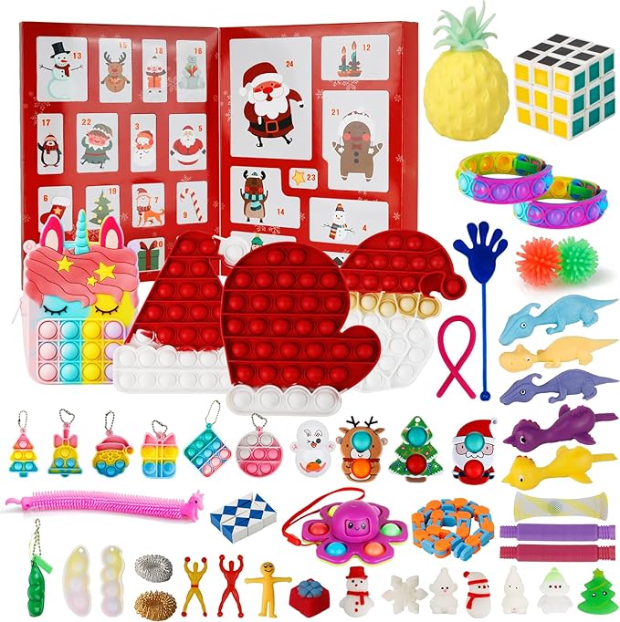 Unbox a world of calm and focus with every door of this fidget and sensory toy advent calendar!🎁✨

#sweetjanes #fyp #halifax #novascotia #smallbusiness #shoplocal #gifts #gifting #AdventCalendar #christmasadvent #christmas #sensorytoys #fidgettoys #kidstoys #christmastoys