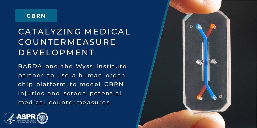 We’re partnering with @wyssinstitute to advance the development of a human organ chip platform for the rapid assessment of #MedicalCountermeasure effectiveness across a broad range of #HealthSecurity threats, including radiological & nuclear threats. ow.ly/j9L150QcE1Z