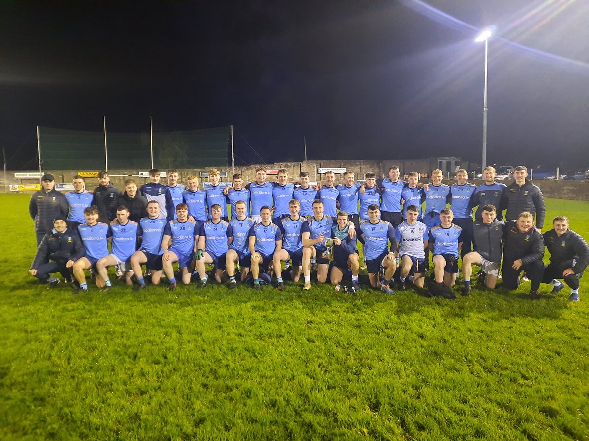 HigherEdGAA's tweet photo. Congratulations to @UCDGAA on winning the @ElectricIreland Senior Football Division 3 League title after a great battle with @srcchat tonight in Burren on a scoreline of 0-11 to 1-06. https://t.co/C7bn5XfEZZ