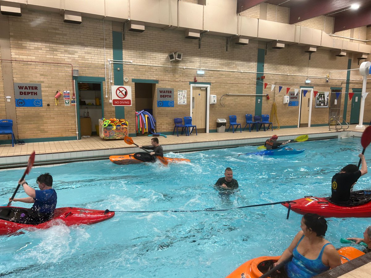 Brilliant indoor kayak session with our #peakconnections group today. Everyone developing good skills. Thanks to @Ginnyallende for co leading and to Kristen for lifeguarding. @KeepBoltonMovin' @BritishCanoeing #ReachingCommunities @TNLComFund #TNLCommunityFund