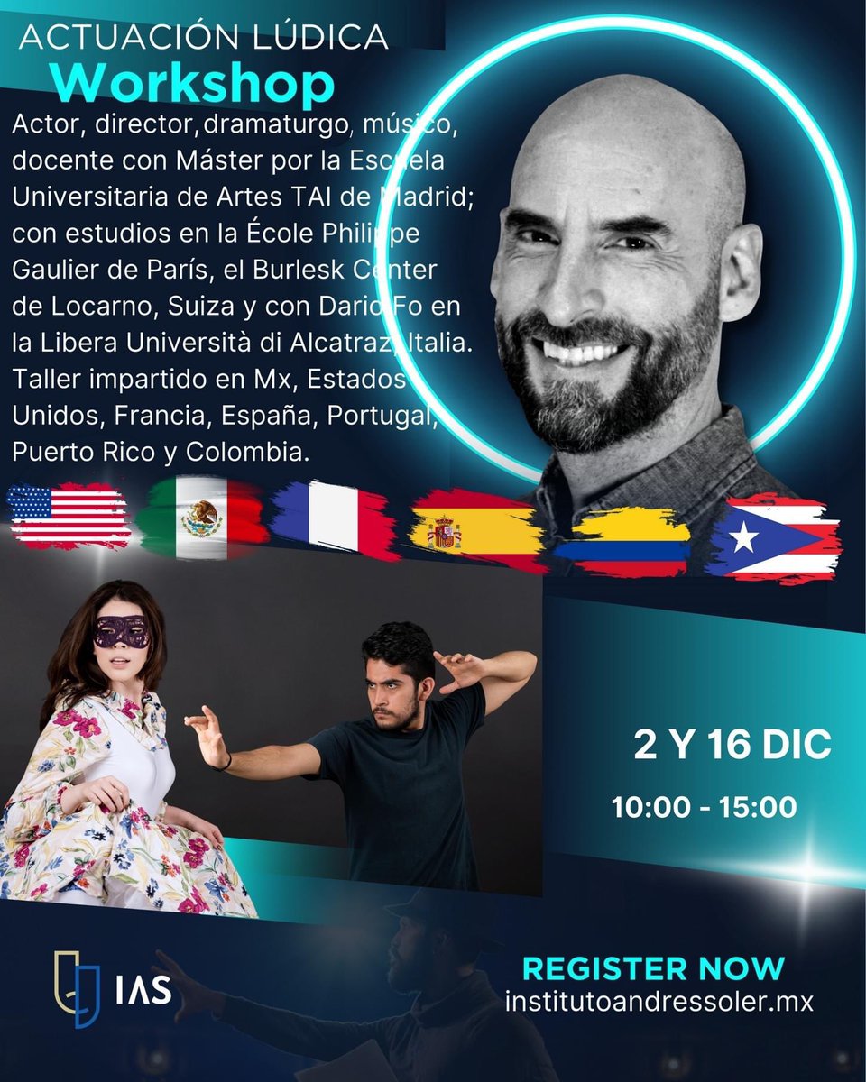 Ricardo_Zarraga's tweet photo. ¿Te gusta actuar desde el placer y el juego? ¿Te han dado ganas de hacer #Impro o #Clown?
Esta semana empiezan mis talleres en el Instituto Andrés Soler @insandressoler 

(El de #clown y #comediafísica está lleno, pero yo igual preguntaría) https://t.co/ca5v2Rqysb