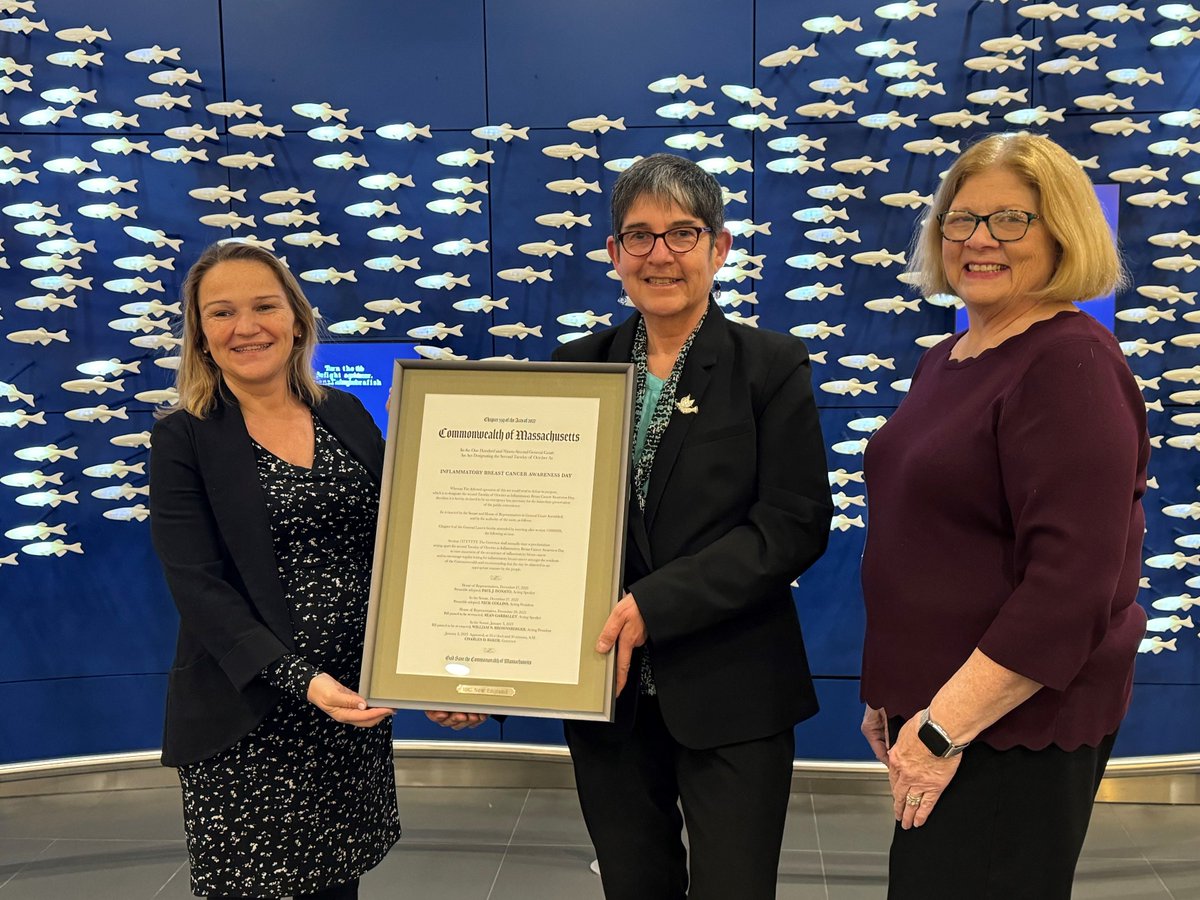 IBC New England’s dedication to spreading awareness established a permanent IBC Awareness Day in Massachusetts. Thank You IBC NE for your continuous commitment to advocacy, research and education. We look forward to continuing our collaborative efforts in the fight against IBC.